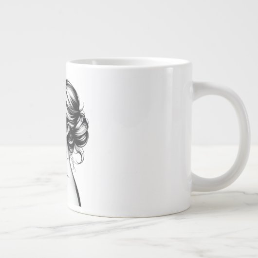 kopkoffie grote koffiekop (Rechts)