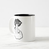 kopkoffie tweekleurige koffiemok (Voorkant links)