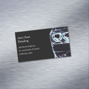 Koplamp American Muscle Car Automotive Magnetisch Visitekaartje