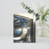 koplamp van vuile vrachtwagen briefkaart (Staand voorkant)