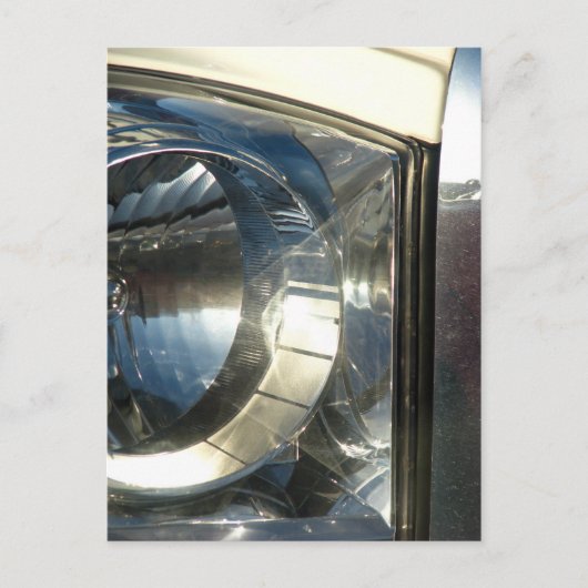 koplamp van vuile vrachtwagen briefkaart (Voorkant)