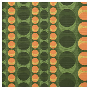Koplampen Retro Polka Dot Stripes Stof