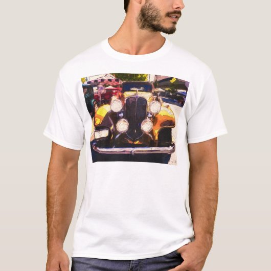 koplampen t-shirt (Voorkant)