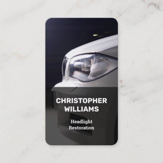 Koplampherstel Visitekaartje (Voorkant)