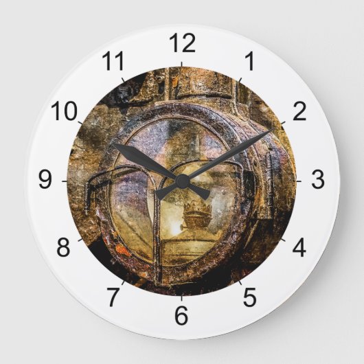 Koplicht van de stoomtrein grote klok (Voorkant)