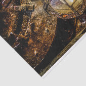 Koplicht van de stoomtrein tissuepapier (Detail)