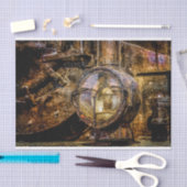 Koplicht van de stoomtrein tissuepapier (Craft)