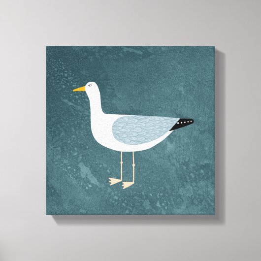 Kopmeeuw Canvas Afdruk (Voorkant)