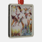 koppel 2011 metalen ornament (Rechts)