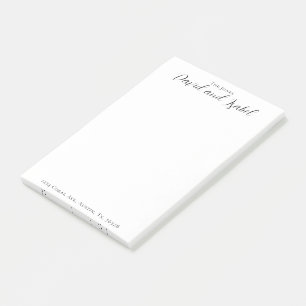 Koppel 2 namen Script-adres formeel Post-it® Notes