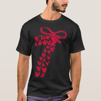 Koppel 7 67 - Schattig Zes Zeven Hartjes Overeenko T-shirt