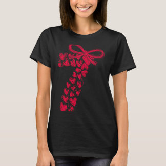 Koppel 7 67 - Schattig Zes Zeven Hartjes Overeenko T-shirt