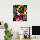 Koppel aan de tuintafel door August Macke Poster (Thuiskantoor)
