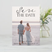 Koppel Afbeelding tekst Sla de datum op Save The Date (Staand voorkant)