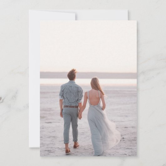 Koppel Afbeelding tekst Sla de datum op Save The Date (Achterkant)