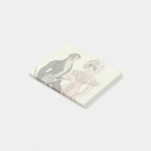 Koppel Antieke Huwelijk 1823 Man Vrouw Mode Post-it® Notes (Schuin)