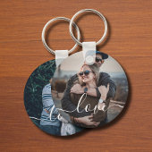 Koppel Betrokkenheid 2 Foto Liefde Script Sleutelhanger