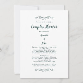 Koppel Bruidsfeest Bruiloft Verlovingsfeest Smarag Kaart