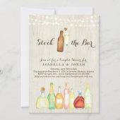 Koppel Bruiloft Receptie Verbintenis Bruiloftsfees Kaart (Voorkant)