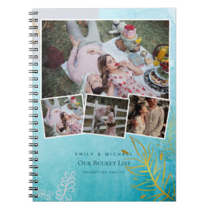 Koppel BUCKET LIST Foto Collage Pasgetrouwd Dagboe Notitieboek