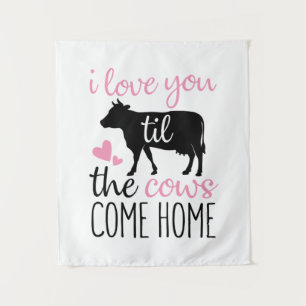 Koppel Cadeau Ik Hou Van Jou Tot De Koeien Thuis K Wandkleed