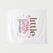 Koppel Cadeau Little Miss Hart Wandkleed (Voorkant (horizontaal))