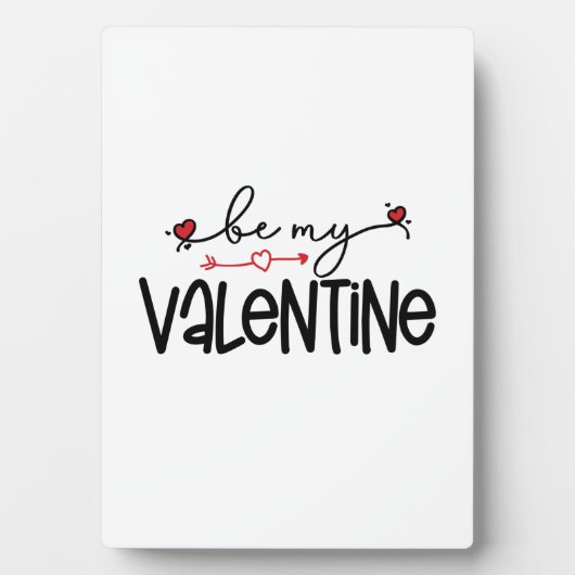 Koppel Cadeau Wees Mijn Valentijn Fotoplaat (voorkant)