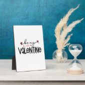 Koppel Cadeau Wees Mijn Valentijn Fotoplaat (Zijkant)