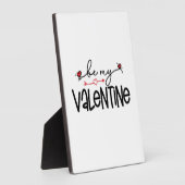 Koppel Cadeau Wees Mijn Valentijn Fotoplaat (Zijkant)
