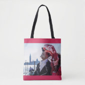 Koppel carnavalsmaskers tote bag (Voorkant)