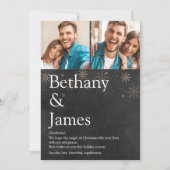 Koppel Definitie 2 Krijtbord Kerstmis Feestdagenkaart (Voorkant)