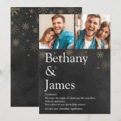 Koppel Definitie 2 Krijtbord Kerstmis Feestdagenkaart (Voorkant / Achterkant)