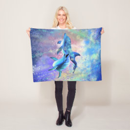 Koppel Dolfijn Baby Fleece Deken
