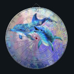 Koppel Dolfijn Dart Board Dartbord<br><div class="desc">Paar Dolfijn Dartborden - MINNED Schilderen -</div>