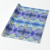 Koppel dolfijn inpakpapier (Uitgerold)
