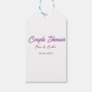 koppel douche naam datum grijs trendy eenvoudig ro cadeaulabel