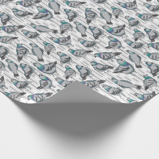 koppel duiven cadeaupapier (Hoek)