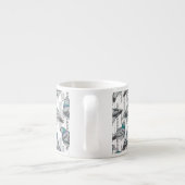 koppel duiven espresso kop (Achterkant)