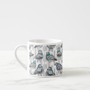 koppel duiven espresso kop