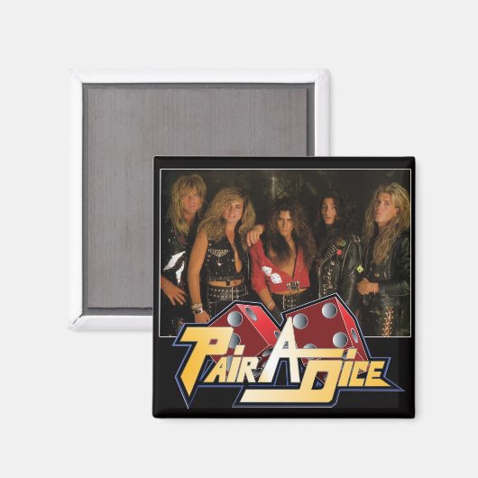 Koppel een dobbelmagneet magneet (Voorkant / Achterkant)