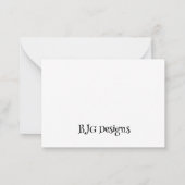 Koppel eendjes notitiekaartje (Achterkant)