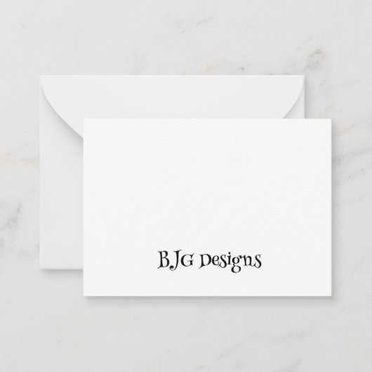 Koppel eendjes notitiekaartje (Achterkant)