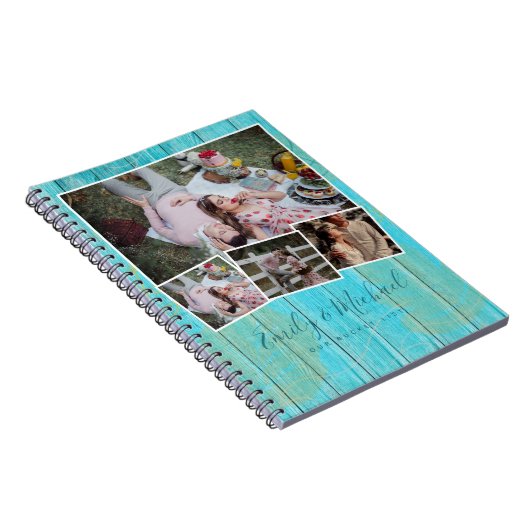 Koppel EMMERLIJST Foto Collage Huwelijksdag Journa Notitieboek (Rechterzijde)