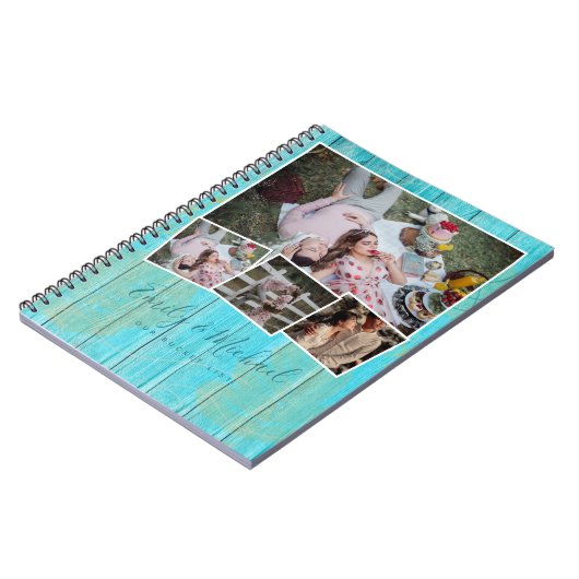 Koppel EMMERLIJST Foto Collage Huwelijksdag Journa Notitieboek (Linkerzijde)