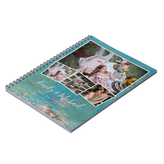 Koppel EMMERLIJST Fotocollage Huwelijksdagboek Notitieboek (Linkerzijde)