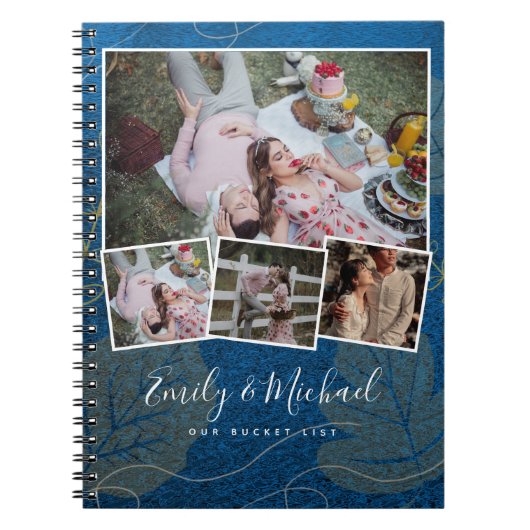 Koppel EMMERLIJST Fotocollage Huwelijksdagboek Notitieboek (Voorkant)