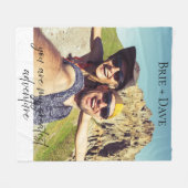 Koppel Foto Fleece Deken (Voorkant (Horizontaal))