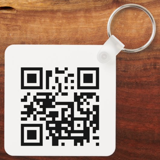 Koppel Foto Muziek Plaque Favoriete Song QR Code Sleutelhanger (Achterkant)