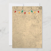 Koppel Foto Rustieke Vrolijkheid Prettig Kerstfees Feestdagenkaart (Achterkant)