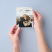 Koppel Foto Verloving Feest Welkom Flyer (Hand)